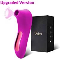  - FIDECH Succionador de Clítoris- 7 Modos de Vibración- Material de Silicona Medicalizado- Recargable USB Magnético- Juguete de Adultos para Parejas o Solos- Rosa